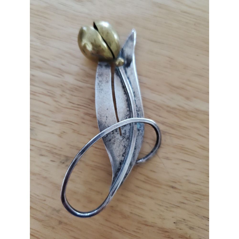 vintage 925 sterling silver jewelry pin/ brooch